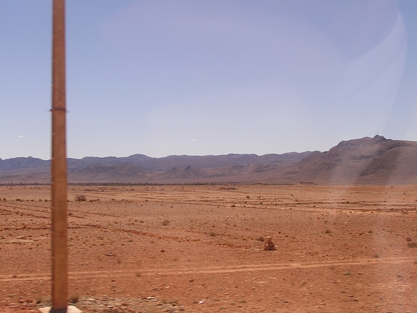 Roodbruin en toch merktekens op deze grond