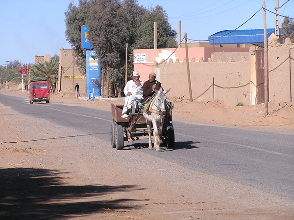 Straatbeeld in Erfoud