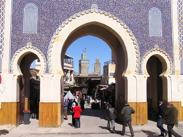 Ingangspoort naar de souks