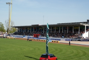 Piste- Roubaix-aankomst Parijs-Roubaix