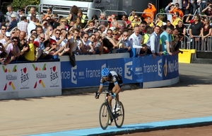 Piste- Roubaix-aankomst Parijs-Roubaix