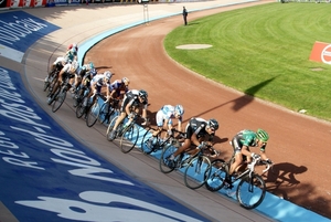 Piste- Roubaix-aankomst Parijs-Roubaix