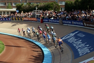 Piste- Roubaix-aankomst Parijs-Roubaix