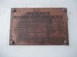 RESTAURATIE ROLBRUG FORT VAN LIEZELE