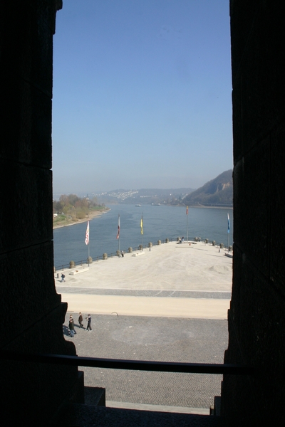 Koblenz - Deutsches Eck - Moezel en Rijn komen samen