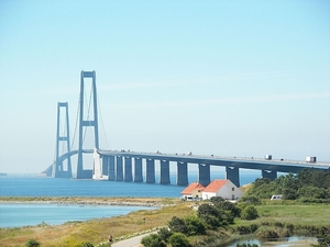 06 Kiel -Olso, Denemarken, Grote Belt brug  tussen eilanden Funen