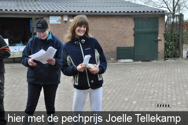 hier met de pechprijs Joelle Tellekamp