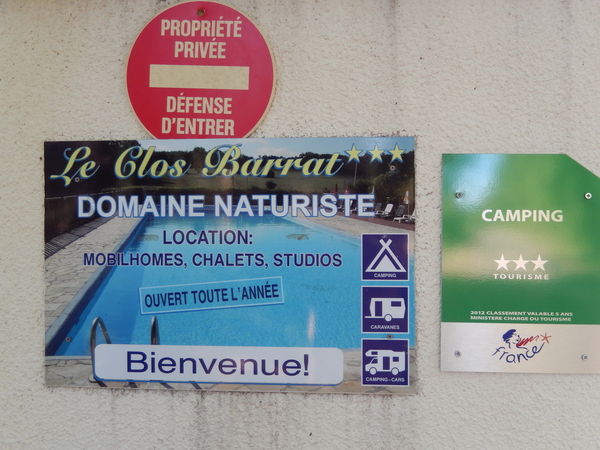 camping, naturisme, le clos barrat