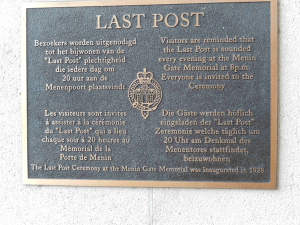 Ieper, Menenpoort, The Last Post