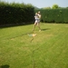 in de tuin