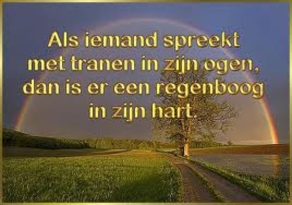 achter de regenboogbrug ,