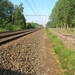 Naast de trein