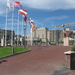 Aankomst op de promenade in Noordwijk aan Zee.