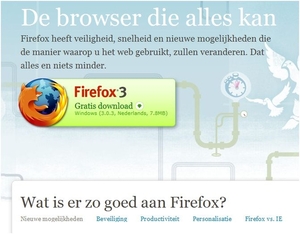 Firefox Downloaden als Internet Explorer 7 niet meer werkt