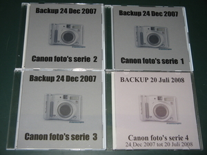 Heeft u alle foto's al op DVD's of Externe harddisk staan