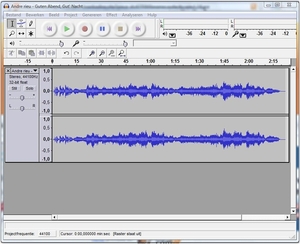 Audacity  een handig gratis muziek bewerk programma