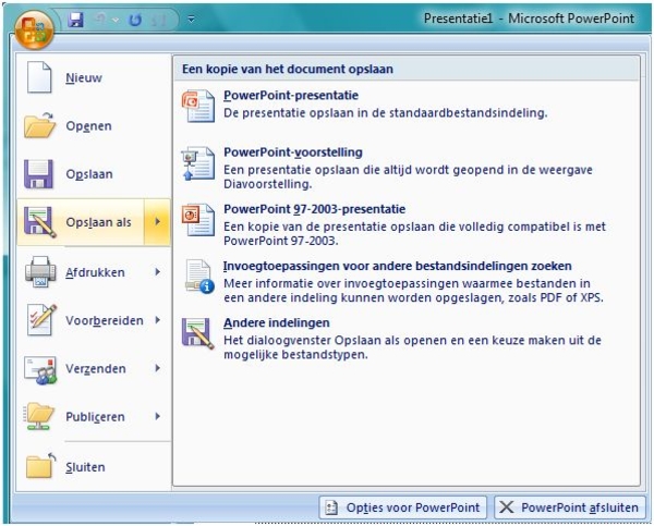 Office 2007 programma's en 2003 versie problemen