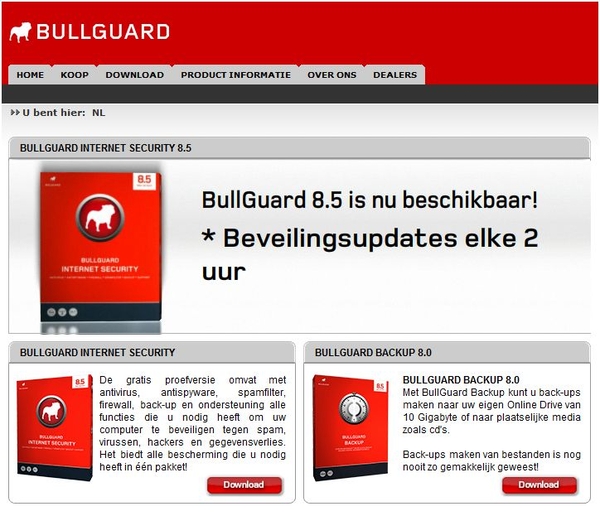 Bullguard 2 maanden proef versie.....en dan?