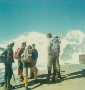 Strahlhorn vanuit de Brittania - 1970