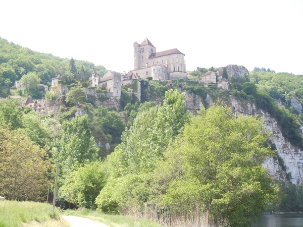 Wandeling langs de Lot (chemin du halai) naar St. Cirq la Popie