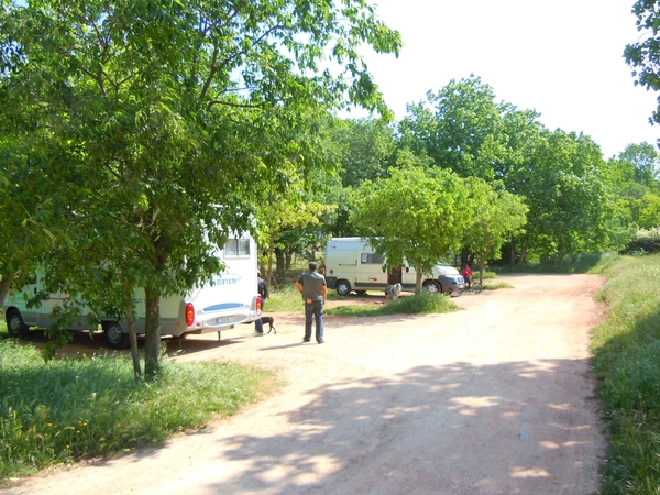 Lac du Salagou - aire aan de camping