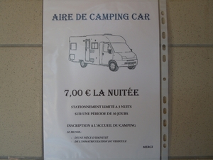 aire cc a/camping Nris les Bains