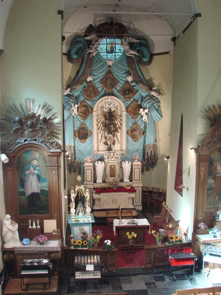 Binnenzicht vanaf hoogzaal