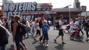 OP weg naar de stunt show