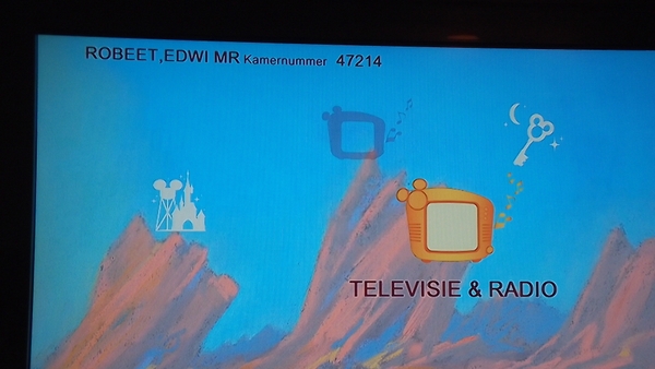 TV op kamer in Santa Fe
