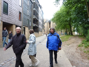 wandelweg, meestal autovrij