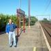 WACHTEN OP DE TREIN IN HET STATION VAN BUGGENHOUT