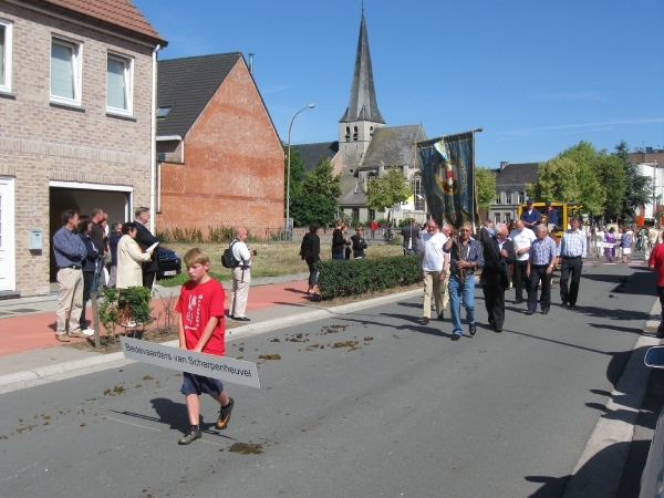 Bedevaarders naar Scherpenheuvel.