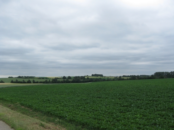 We verlaten het glooiende landschap