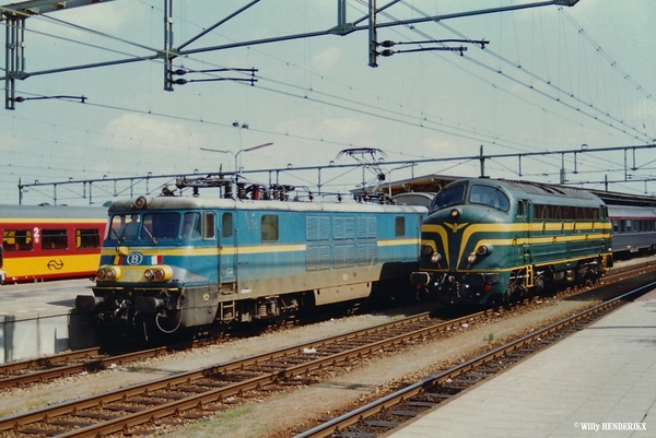 1505 als EC82 'ETOILE DU NORD' & 204004 ROOSENDAAL  19960601_2