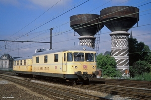 726001-1 & 725001-2 bijwagen 'SCHIENENPRÜFZUG' als Z90547 Jette-