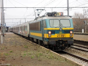 TD-M4 met 2735 achteraan LNK 20161222 als IC3411 Binche-FTR 13u11