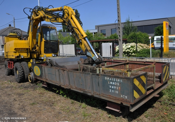 KRAAN & Bijwagen Draisines 572 BAASRODE 20180708 11u25