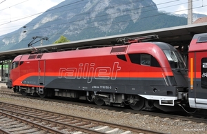 BB 91 81 1116 155-3 'RAILJET'  JENBACH 20170623 (1)