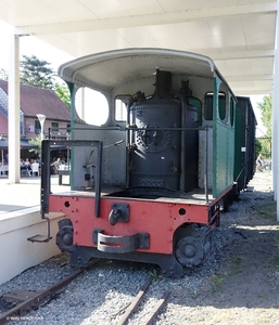 KLINGSPOOR COCKERILL stoomloc & 316423 goederenwagon DE KLINGE  2