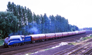 4468 'MALLARD' op weg naar SCOBOROUGH 19880709