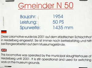 DIESELLOC 'GMEINDER N50' SPEYER Museum 20160820 (2)
