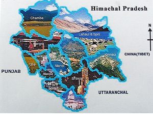 DE VERSCHILLENDE REGIO'S VAN HIMACHAL PRADESH