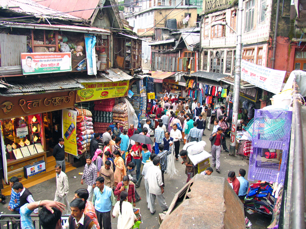 THE MALL IN SHIMLA