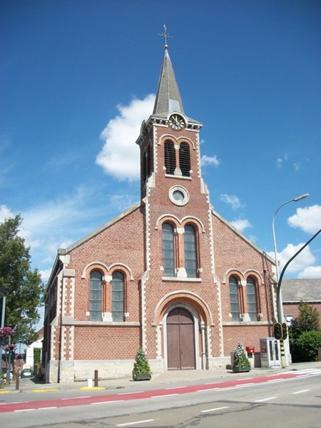 038-Kerk St-Hubertus in Asse ter Heide