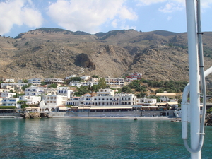 vertrek uit Chora Sfakia