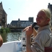 onze gids op de boot , een hele lieve !!!