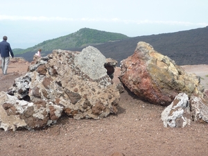 Champ de lave sur l'Etna