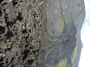 Champ de lave sur l'Etna