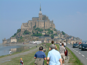 Mont St. Michel iets dichterbij