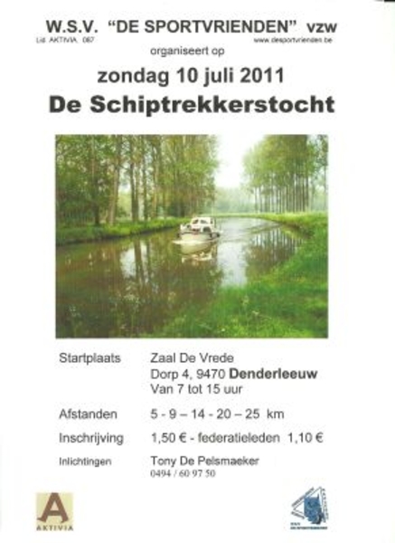Aktivia wandeling Denderleeuw Schiptrekkerstocht